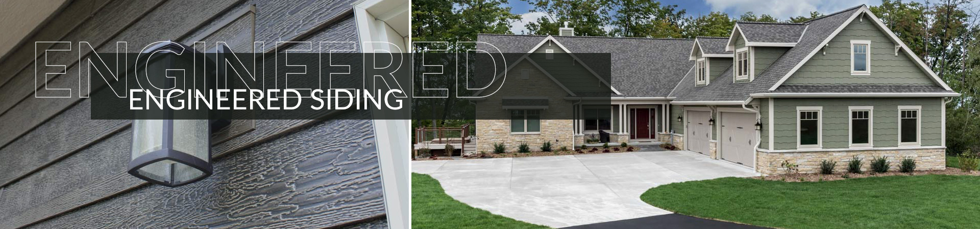 Engineered Siding styles and options at Turkstra
